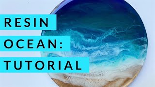 Resin Ocean Tutorial 3D ocean in resin with glow effects  take your project to the next level [upl. by Chitkara]