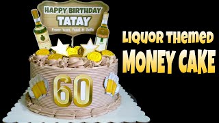 60th BIRTHDAY MONEY CAKE DECORATING [upl. by Ellis]