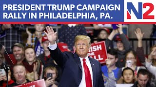 LIVE President Donald Trump campaign rally in Philadelphia  NEWSMAX2 [upl. by Dnalsor96]