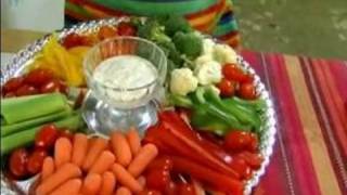 How to Make Vegetable Platters  Vegetable Platter Dips [upl. by Roots229]