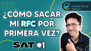 1 ►🔥¿CÓMO SACAR MI RFC POR PRIMERA VEZ🔥SAT🔥 [upl. by Lorin]