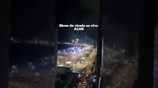 PRAIA DE IRACEMA em Fortaleza no Ceará ficou lotada na virada do ano vejam SHOW DO ALOK shorts [upl. by Alahcim]