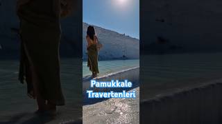 Pamukkale Travertenleri hierapolis pamukkale şifalı traverten travel keşfet tatil havuz [upl. by Wilhide]