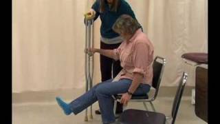 Crutch Gait Training [upl. by How]