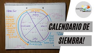 CALENDARIO DE SIEMBRA personalizado Cómo saber que sembrar en tu ciudad en todo el año [upl. by Akcemat]