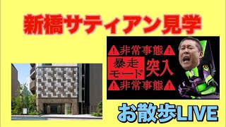 新橋サティアン周辺をお散歩します 黒川あつひこ 杉田勇人 山本武彦 立花孝志 NHK党 政治家女子48党 みんなでつくる党 [upl. by Adnical]