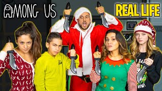 AMONG US in REAL LIFE CHRISTMAS EDITION  The Royalty Family [upl. by Oigroeg]