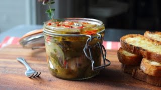 Eggplant Escabeche Recipe  Spicy Preserved Eggplant Relish  Cold Eggplant Salad [upl. by Reagan]