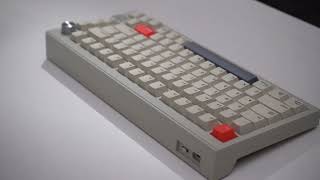 CIDOO Finalkey V75 mechanical keyboard 3 modes aluminum alloy 75 keyboard with knob [upl. by Cirderf179]