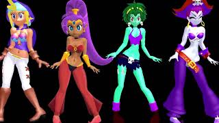 Shantae Sky Rottytops amp Risky Boots MMD Ghost Dance [upl. by Bradlee467]