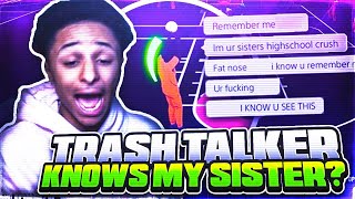 MY SISTERS HIGHSCHOOL CRUSH PULLS UP IN PARK AFTER DARK NBA 2K19😱 TRASH TALKING SQUEAKER EXPOSED😂 [upl. by Weeks726]