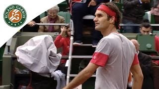 Roger Federer v Diego Schwartzman Highlights  Mens Round 2 2014  Roland Garros [upl. by Nosnah]