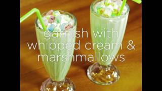 Boozy Shamrock Milkshake Cocktail Recipe [upl. by Hawthorn]