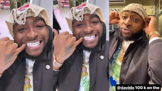 Davido Shock Wizkid as he Splash 100 Million on a Diamond Teeth after Grammy Award [upl. by Kalikow568]