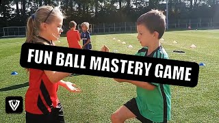 FUN FOOTBALL GAME  U9  U10  U11  U12  U13  U14  FOOTBALL  SOCCER  TRAINING  EXERCISE [upl. by Ostraw]