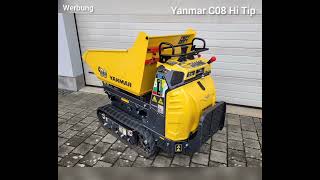 YANMAR C08 Kettendumper HITIP Hochkipper Cormidi C85 Diesel LN100E Japaner [upl. by Hertzog]