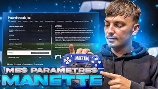 MES PARAMÈTRES DE JOUEUR PRO SUR FC 24  🔥🎮 [upl. by Duff]