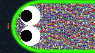 Slitherio AI 200000 Score Epic Slitherio Gameplay 222 [upl. by Surazal879]