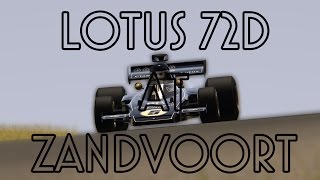 Assetto Corsa Lotus 72D at Zandvoort [upl. by Anuayek]