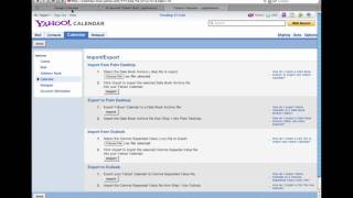 How to move your calendar from Yahoo Calendar to Google Calendar Gmail [upl. by Tenay840]