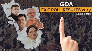 Goa Exit Poll Results 2017 by News X MRC [upl. by Anoblav773]