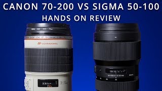 Canon 70200 vs Sigma 50100 [upl. by Natsirt]