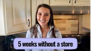 NO GROCERY STORE  Week 5 of the Pantry Challenge [upl. by Zoe105]