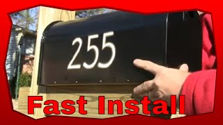 How To Install A New Mailbox And Wooden Post [upl. by Rephotsirhc]