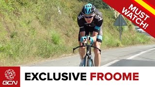 Rest Day Ride With Chris Froome amp Team Sky  Vuelta A España 2014 [upl. by Byrann263]