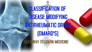 Classification of DMARDS  Overview  Pharmacology [upl. by Anead795]