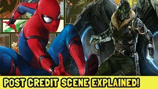 SpiderMan Homecoming Mid amp Post Credits Scenes Explained [upl. by Ronica]