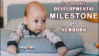 Newborn Developmental Milestones  0 to 6 months  Baby Development Guide  Newborn growth stages [upl. by Orelie763]