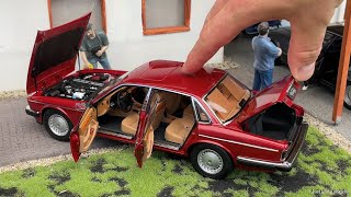 118 JaguarDaimler XJ6 XJ40 Flamenco red  Almost Real Unboxing [upl. by Incrocci25]