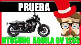 Hyosung Aquila GV 125 S prueba dinámica y diseño [upl. by Rouvin]