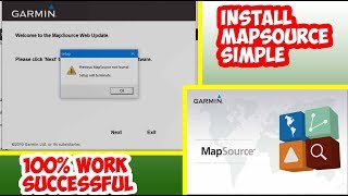 INSTALL MAPSOURCE GARMIN  CARA INSTAL MAPSOURCE GARMIN  PREVIOUS MAPSOURCE NOT FOUND [upl. by Ardnwahs]