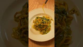 Homemade Spaghetti alla Chitarra with Pistachio Pesto  Easy Recipe [upl. by Naujled]