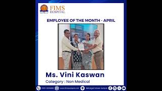 Awardees of Employee of the Month  April 2024 fimshospital [upl. by Renaldo]