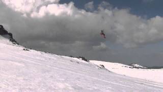 Snowkite Vitosha Mountain Bulgaria [upl. by Itnuahsa674]