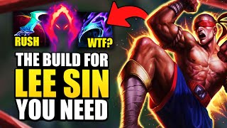 THE LEE SIN BUILD THE BEST PLAYERS ARE SPAMMING INSANE DAMAGE [upl. by Lucilla861]