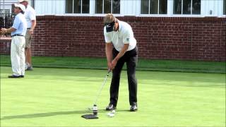 Zach Johnson amp Luke Donald practice putting at Bethpage [upl. by Kubis]