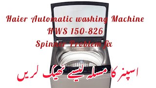 Haier Automatic washing machine spin problem fix [upl. by Eelatan281]