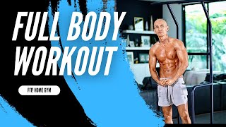 Full Body Workout on FIT Home gym [upl. by Combs]