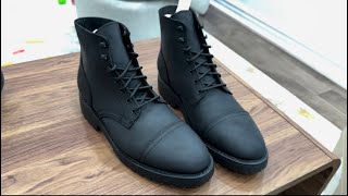 Thursday Boots  Matt Black Captain StormKing® [upl. by Aynatal]