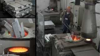 Fonderia Taroni  Fusioni alluminio in conchiglia  Aluminium foundry gravity casting [upl. by Minsk]