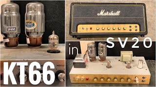 Putting KT66 Tubes in my Marshall Studio Vintage [upl. by Duax183]