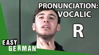 Visual Guide to German Ponunciation  vocalic R [upl. by Bellina97]