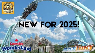 AlpenFury brand new multilaunch rollercoaster front row POV coming in 2025  Canadas Wonderland [upl. by Eclud]