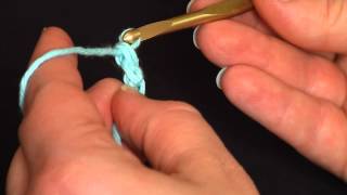 How to Crochet Foundation Single Crochet FSC [upl. by Htinek]