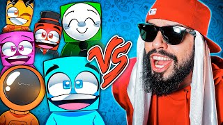 Turma do Problems Vs Mussa  Batalha de Youtubers [upl. by Birdella]