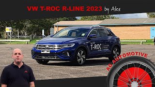 2023 VW TROC RLINE REVIEW [upl. by Aileahcim]